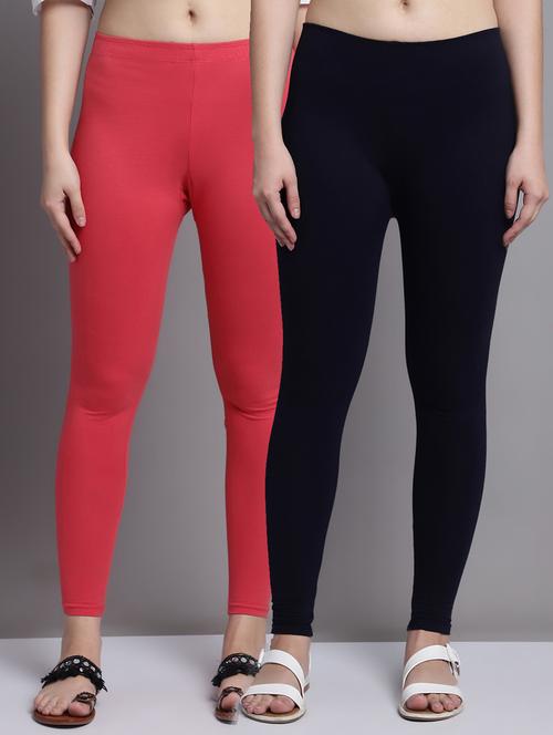 pack of 2 solid color leggings - 20951072 - Very Small Image - 1