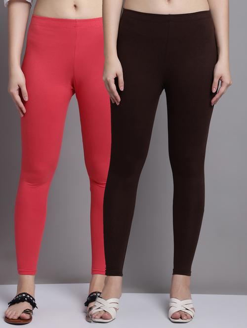 pack of 2 solid color leggings - 20951073 - Very Small Image - 1