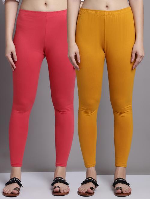 pack of 2 solid color leggings - 20951075 - Very Small Image - 1