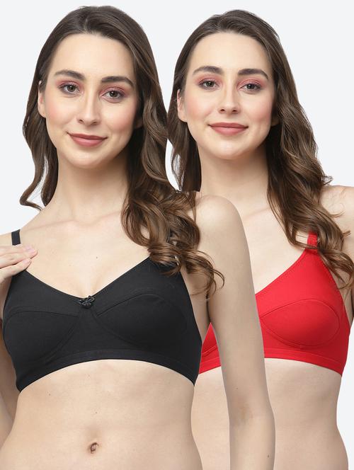 pack of 2 solid t-shirt bras - 20958535 - Very Small Image - 1