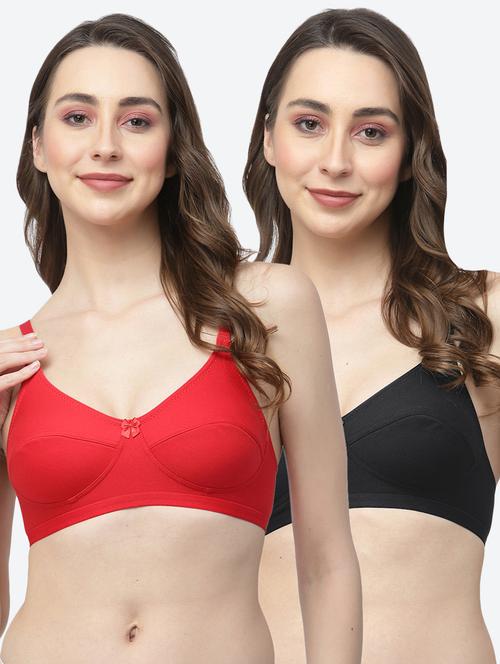 women pack of 2 solid t-shirt bra - 20958558 - Very Small Image - 1