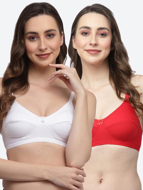 women pack of 2 solid t-shirt bra - 20958568 - Very Small Image - 1