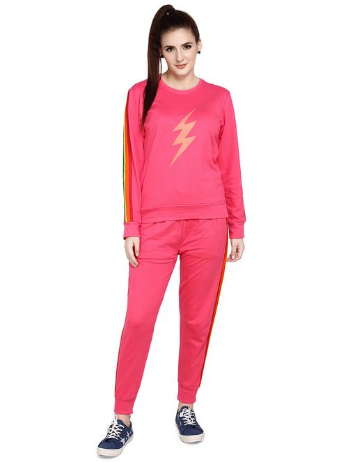 women round neck tapered pyjama nightwear set - 20962262 - Very Small Image - 1