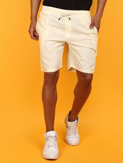 men cotton solids shorts - 20962355 - Very Small Image - 1