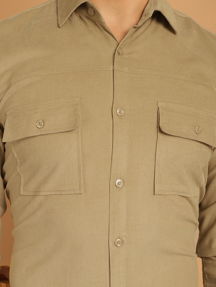 men collared long sleeve formal shirt - 20962583 - Standard Image - 4