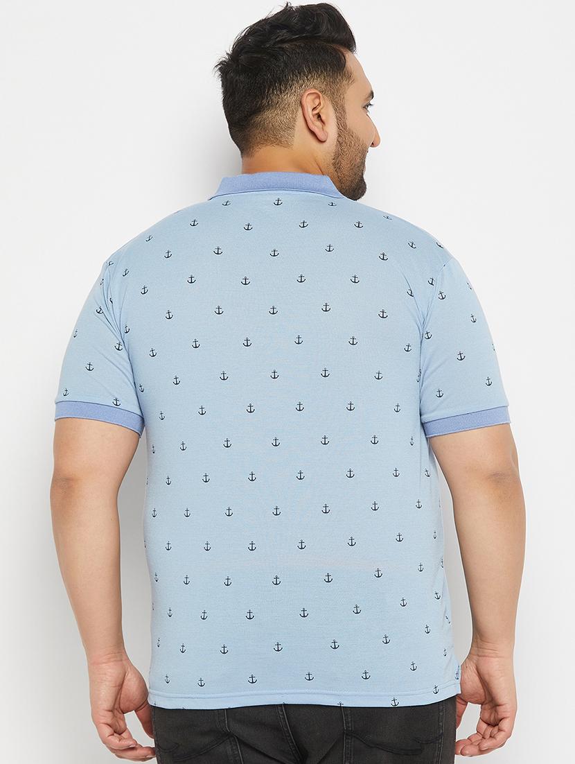 men polo neck printed t-shirt - 20963433 - Standard Image - 2