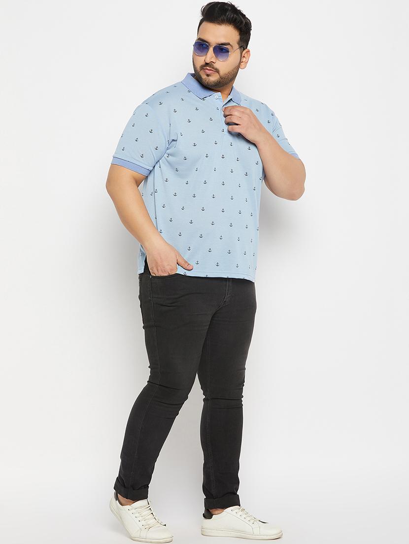 men polo neck printed t-shirt - 20963433 - Standard Image - 3