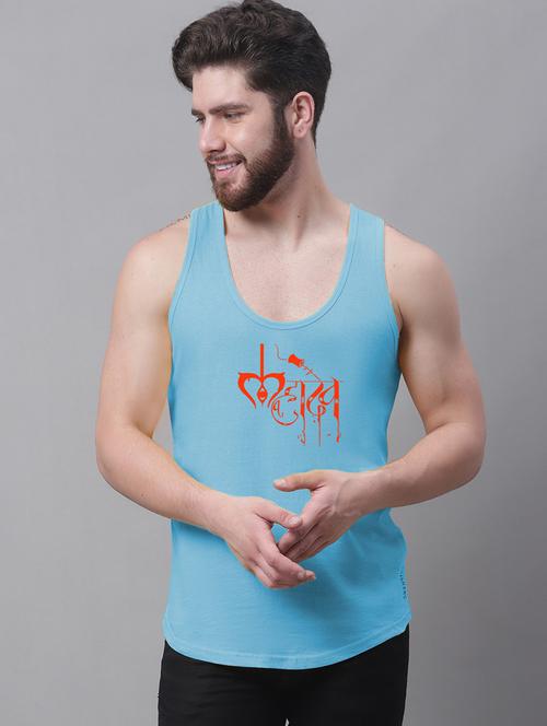 men typographic printed vest - 20965743 - Very Small Image - 1