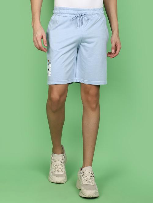 men solid mid rise shorts - 20965771 - Very Small Image - 1