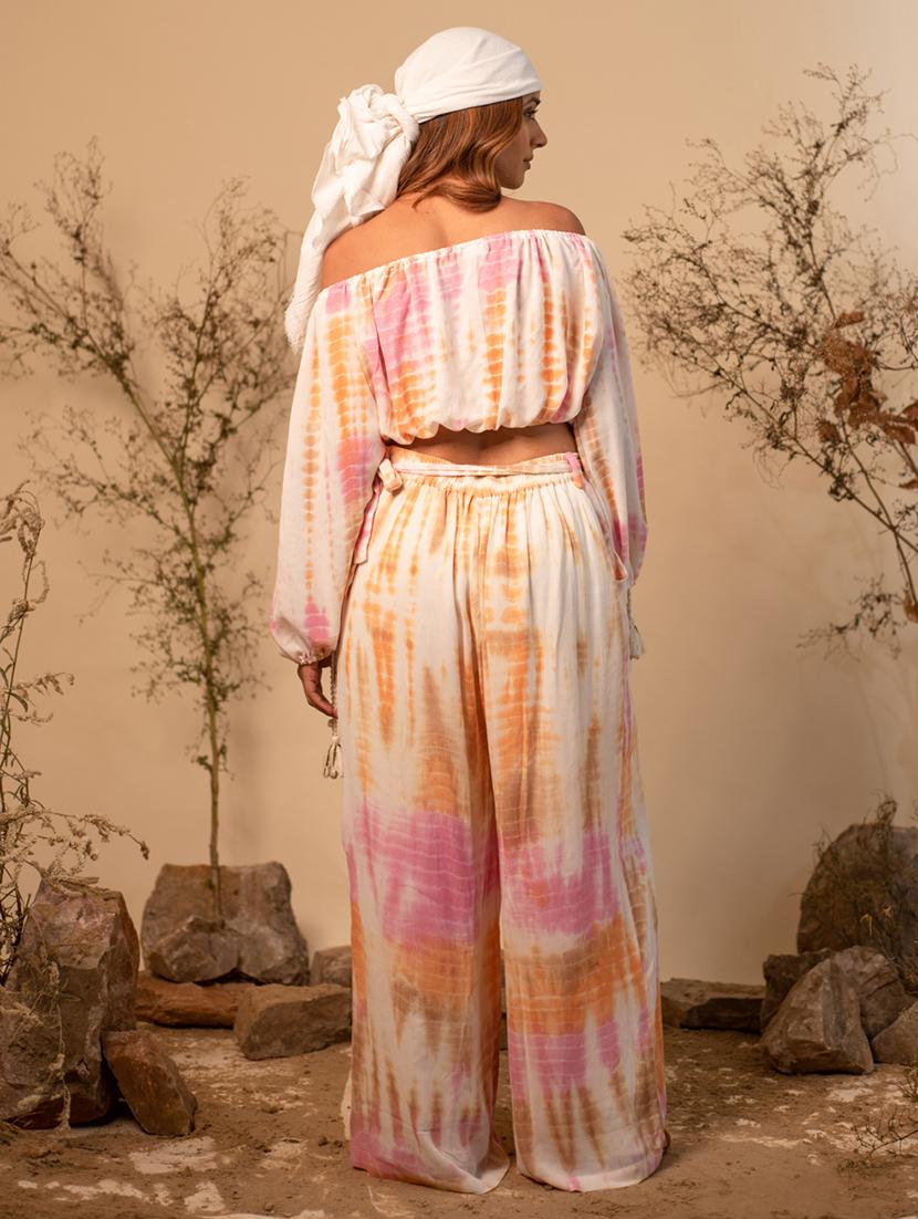 women tie & dye printed co-ord sets - 20966163 - Zoom Image - 2