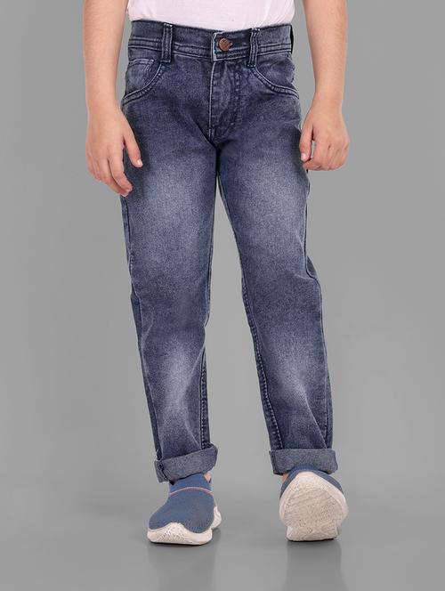 Boys Mid Rise Plain Jeans - 20966318 - Very Small Image - 1