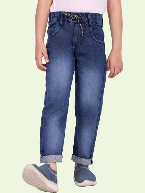 boys mid rise plain jeans - 20966874 - Very Small Image - 1