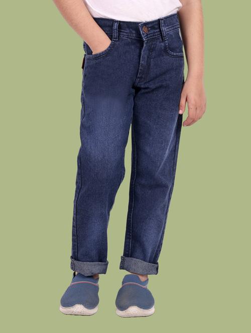 boys regular fit denim washed jean - 20967230 - Very Small Image - 1