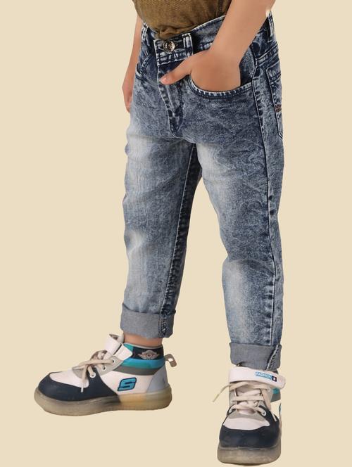 boys slim fit denim washed jean - 20967239 - Very Small Image - 1
