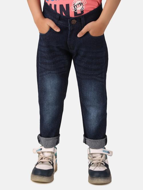 boys regular fit denim washed jean - 20967255 - Very Small Image - 1