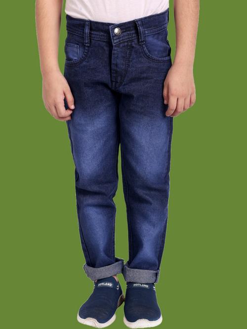 boys mid rise plain jeans - 20967302 - Very Small Image - 1