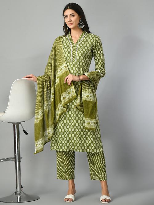 women three quarter sleeve suit set - 20968624 - Very Small Image - 1