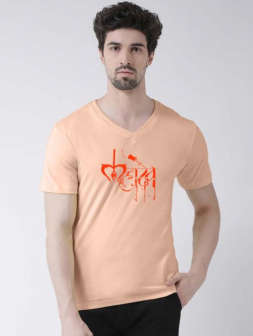 men chest print short sleeve t-shirt - 20968842 - Very Small Image - 1
