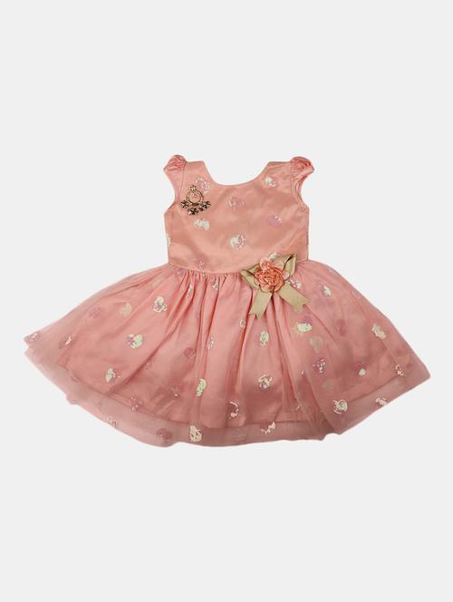 girls embroidered frock - 20969607 - Very Small Image - 1