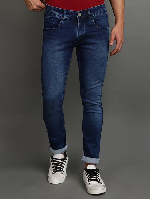 men mid rise denim plain jeans - 20969728 - Very Small Image - 1