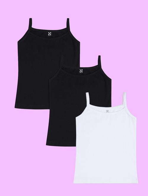 women multicolored solid set of 2 regular slip - 20969894 - Very Small Image - 1