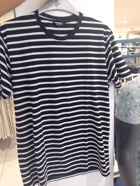 navy blue poly cotton tshirt - 20970521 - Very Small Image - 1