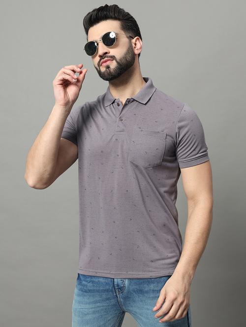 men printed polo t-shirt - 20972127 - Very Small Image - 1