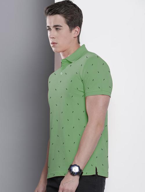 men polo neck printed t-shirt - 20977336 - Very Small Image - 1