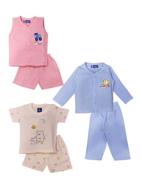 pack of 3 kids printed top & bottom set - 20979006 - Very Small Image - 1