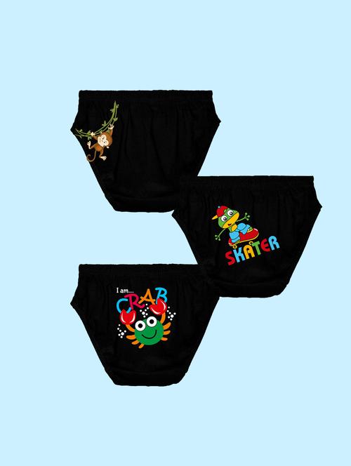 pack of 3 printed briefs - 20979219 - Very Small Image - 1