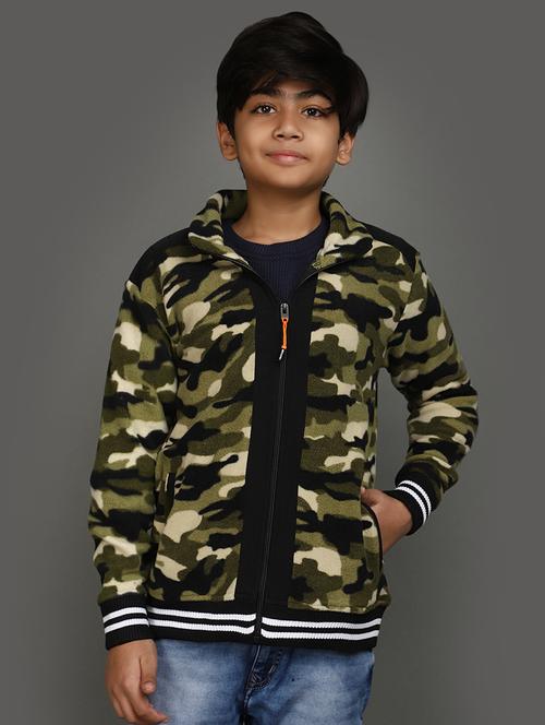 boys camouflaged casual jacket - 20982281 - Very Small Image - 1
