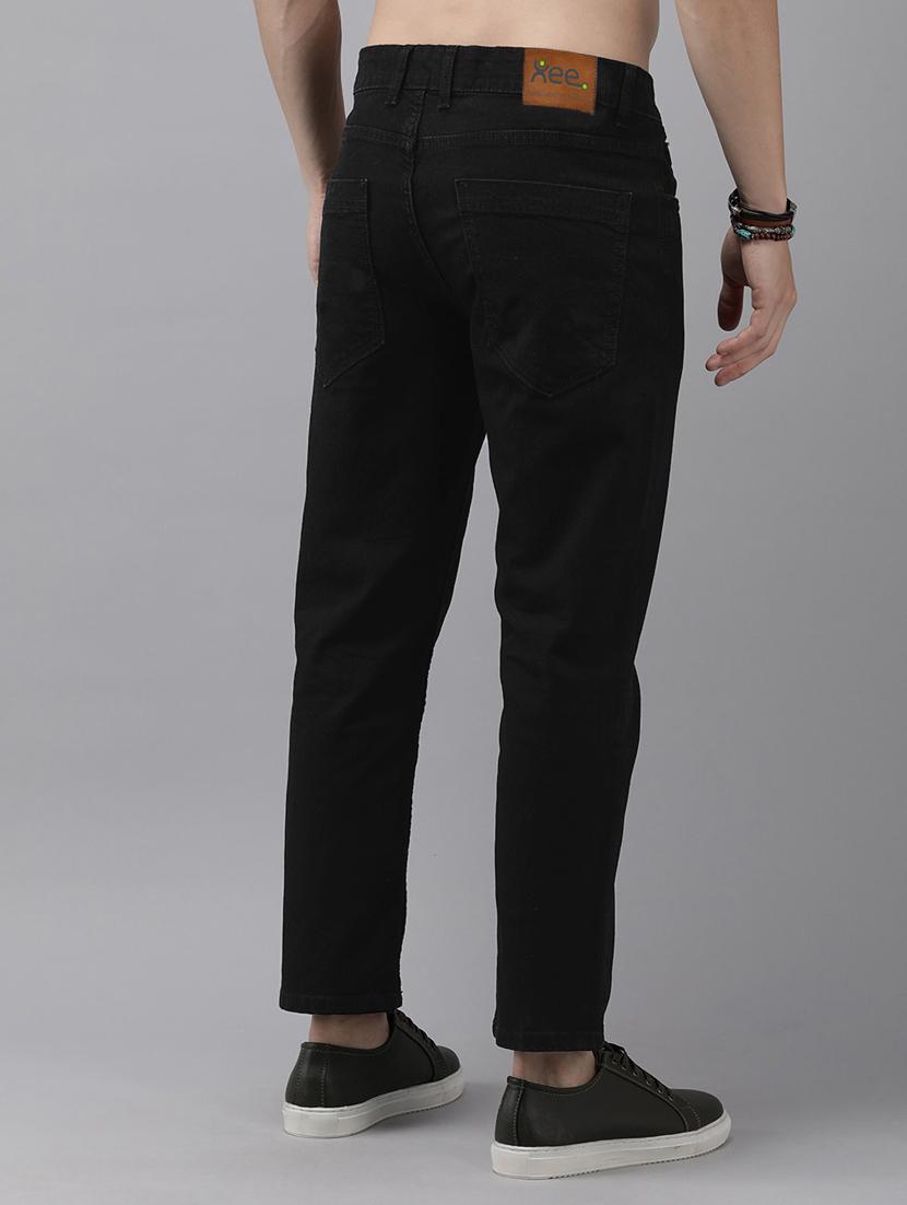 men solid mid rise cotton jeans - 20983238 - Zoom Image - 2
