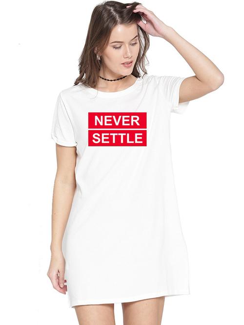 women round neck typographic print t-shirt - 20983725 - Very Small Image - 1