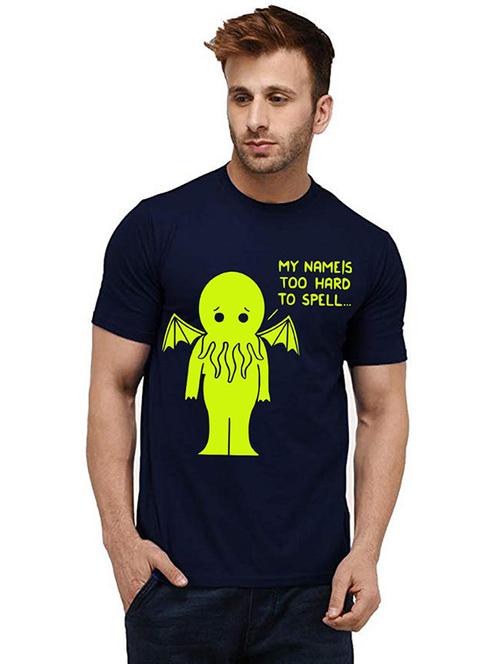 men round neck front print t-shirts - 20984233 - Very Small Image - 1