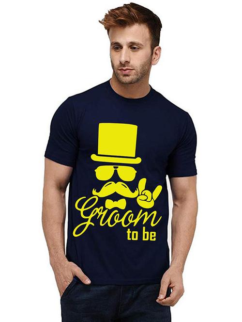 men front print crew neck t-shirt - 20984476 - Very Small Image - 1