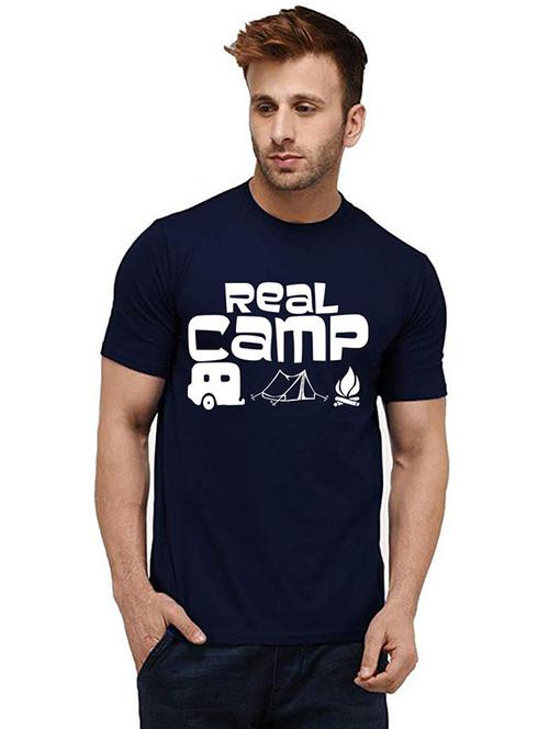 men round neck chest print t-shirts - 20984626 - Very Small Image - 1