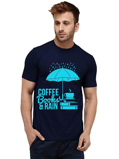 men round neck front printed t-shirt - 20984643 - Very Small Image - 1