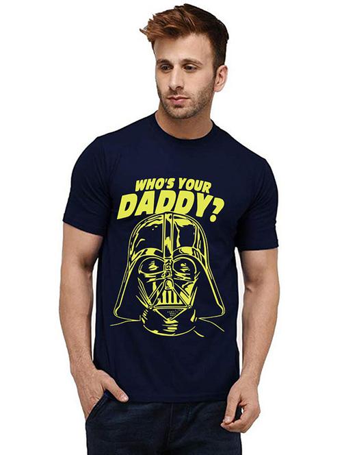 men round neck front printed t-shirt - 20984666 - Very Small Image - 1