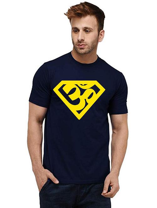 men front print round neck t-shirt - 20984700 - Very Small Image - 1