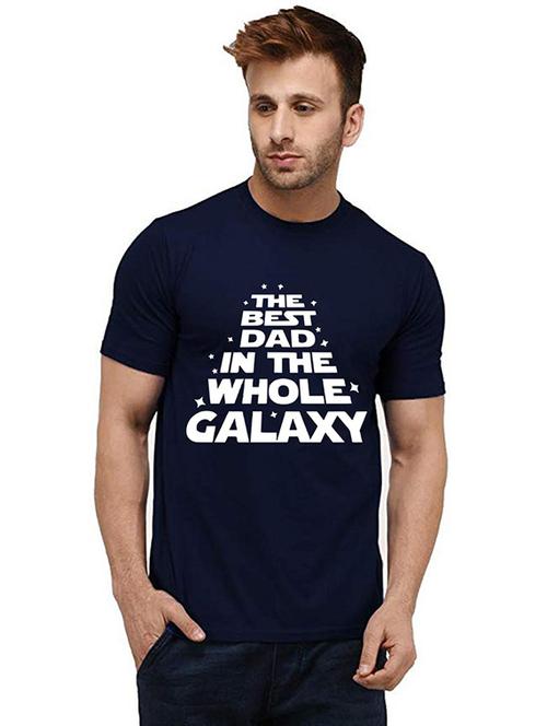 men round neck front print t-shirt - 20984979 - Very Small Image - 1