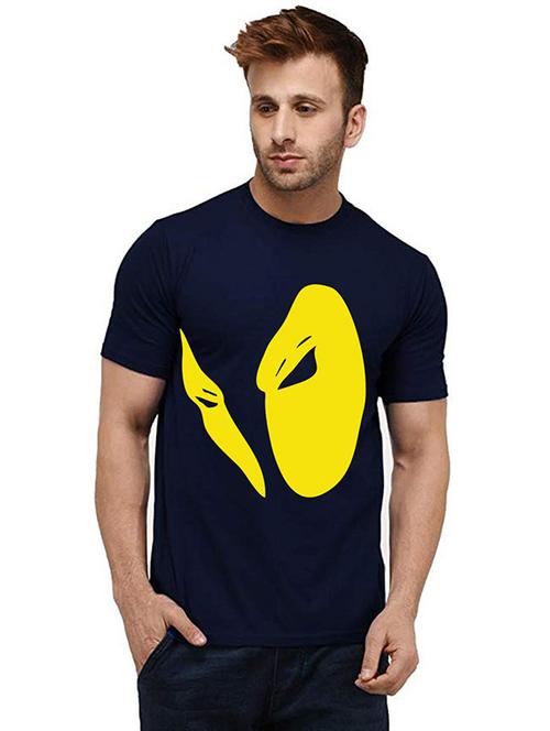 men round neck front print t-shirts - 20984992 - Very Small Image - 1