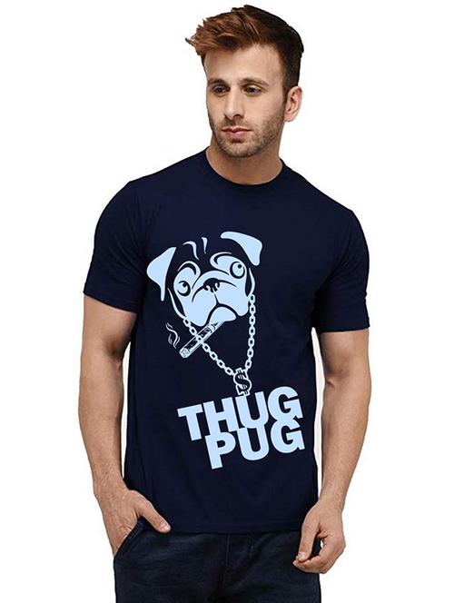 men round neck front print t-shirts - 20985071 - Very Small Image - 1