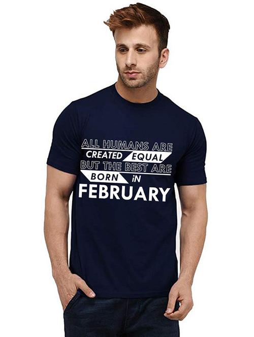 men round neck front print t-shirt - 20985129 - Very Small Image - 1