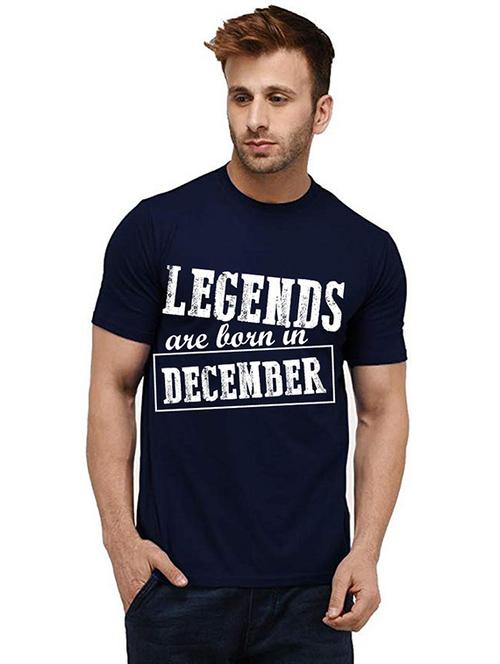 men round neck front print t-shirt - 20985140 - Very Small Image - 1