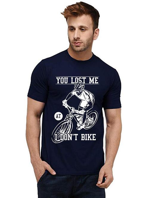 men round neck front print t-shirt - 20985290 - Very Small Image - 1