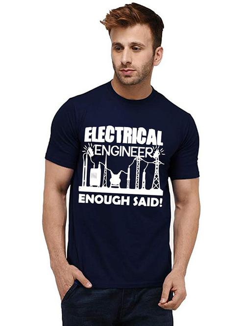 men front print round neck t-shirt - 20985542 - Very Small Image - 1