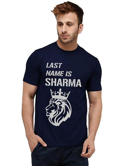men round neck front print t-shirts - 20985591 - Very Small Image - 1