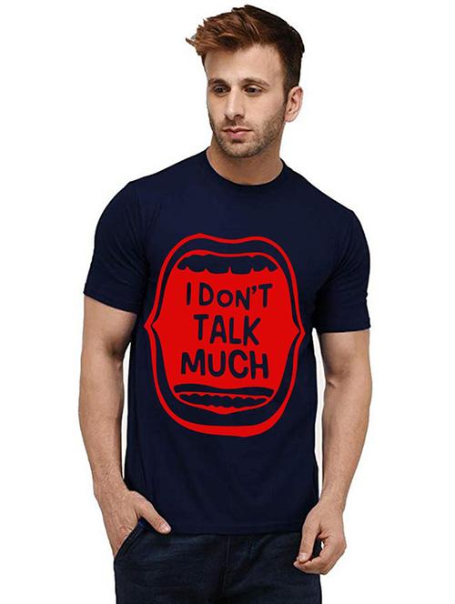 men round neck front print t-shirts - 20985642 - Very Small Image - 1