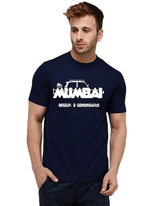 men round neck front print t-shirts - 20985674 - Very Small Image - 1