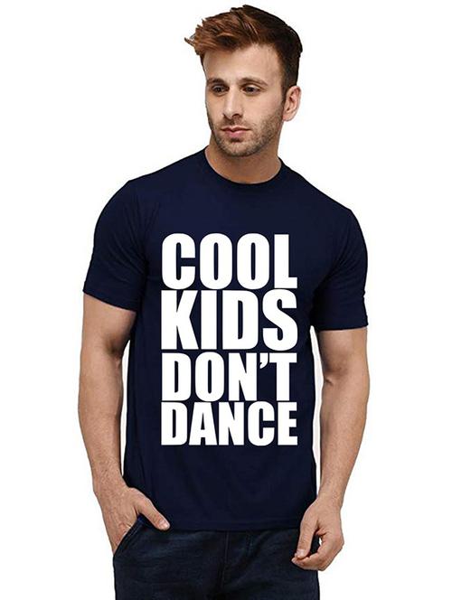 men round neck front print t-shirt - 20985685 - Very Small Image - 1